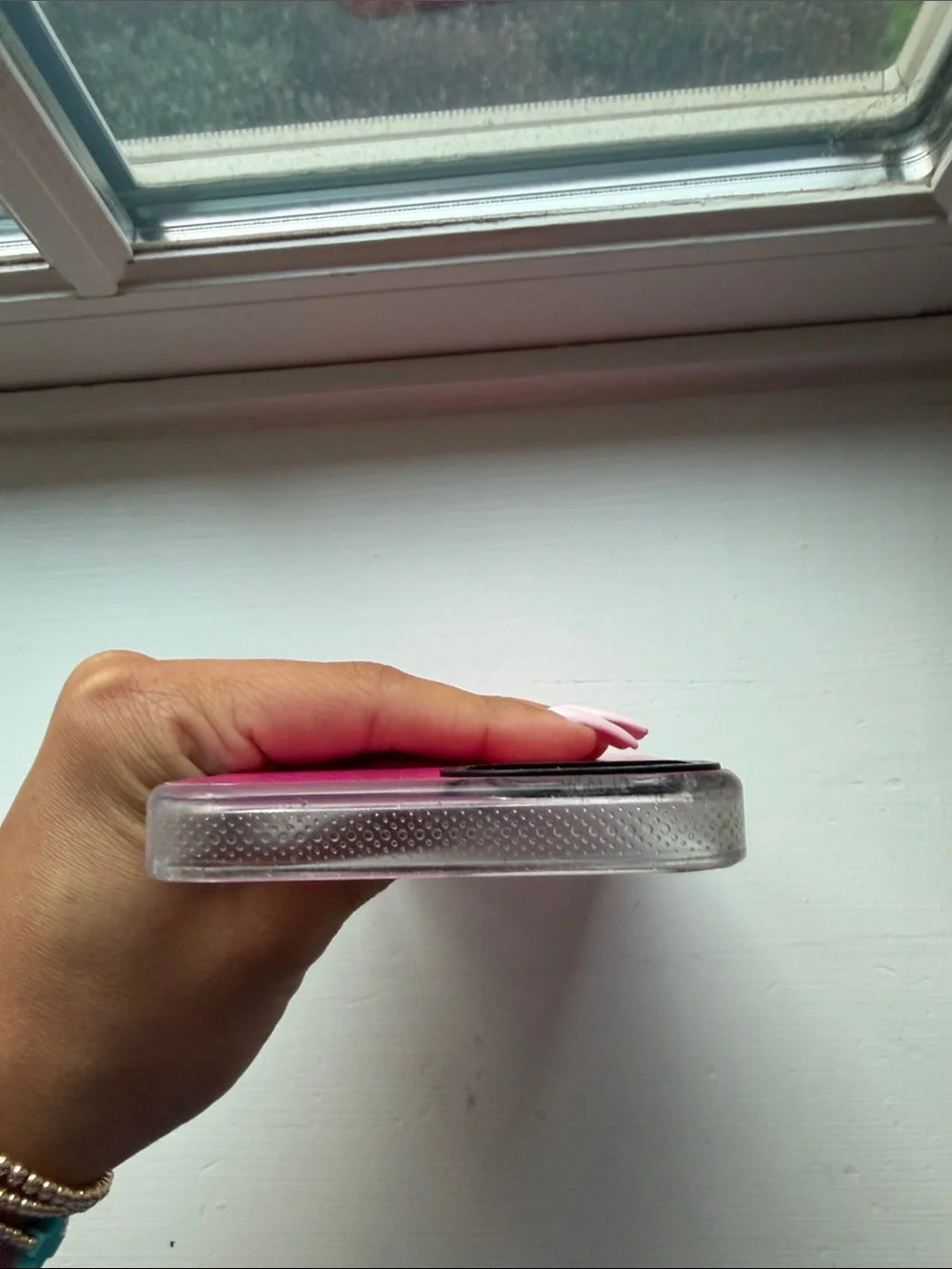 Casetify hot pink case for iPhone 13